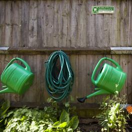 watering cans